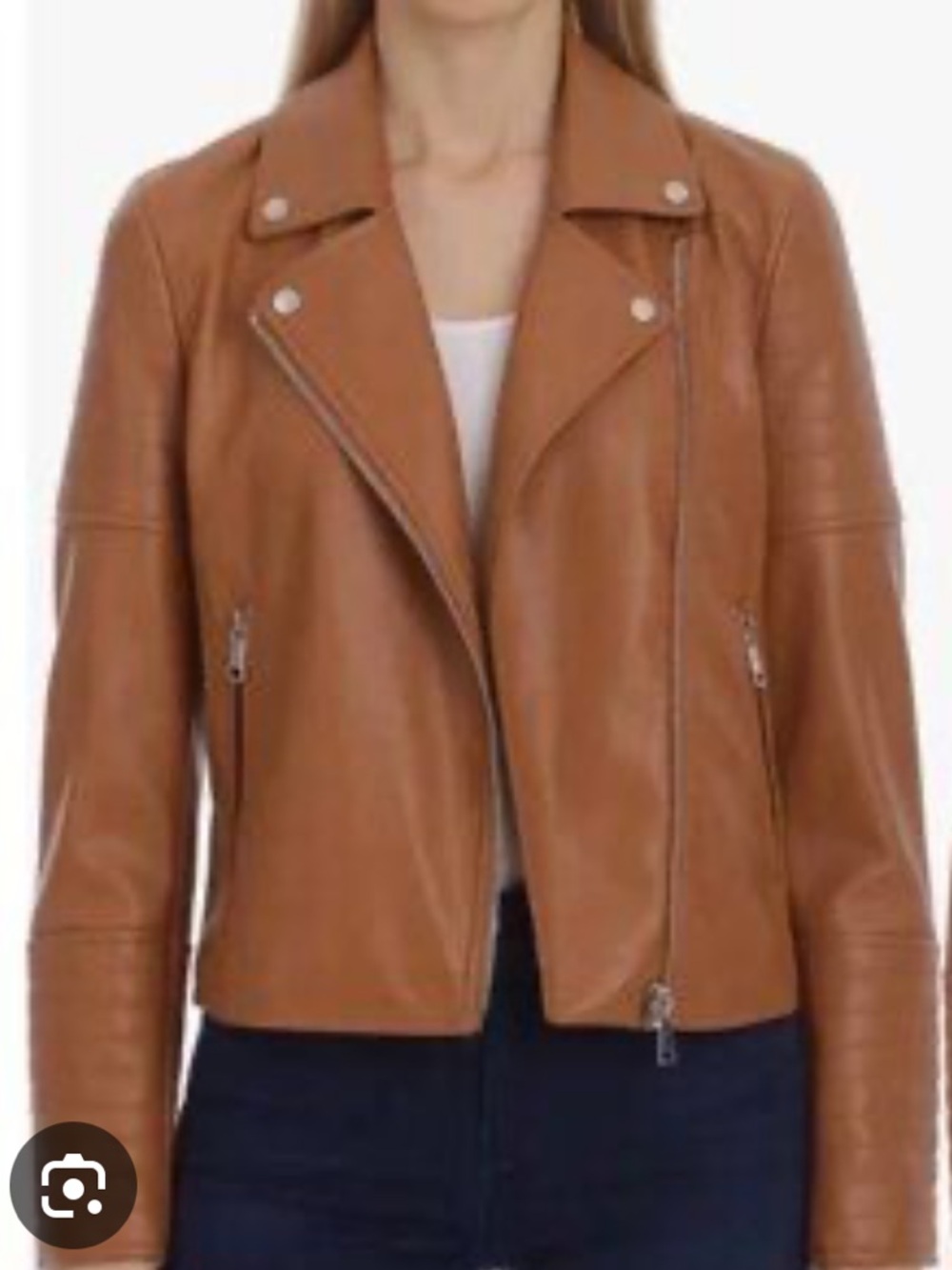 7 for All Mankind Vegan Leather Moto Jacket